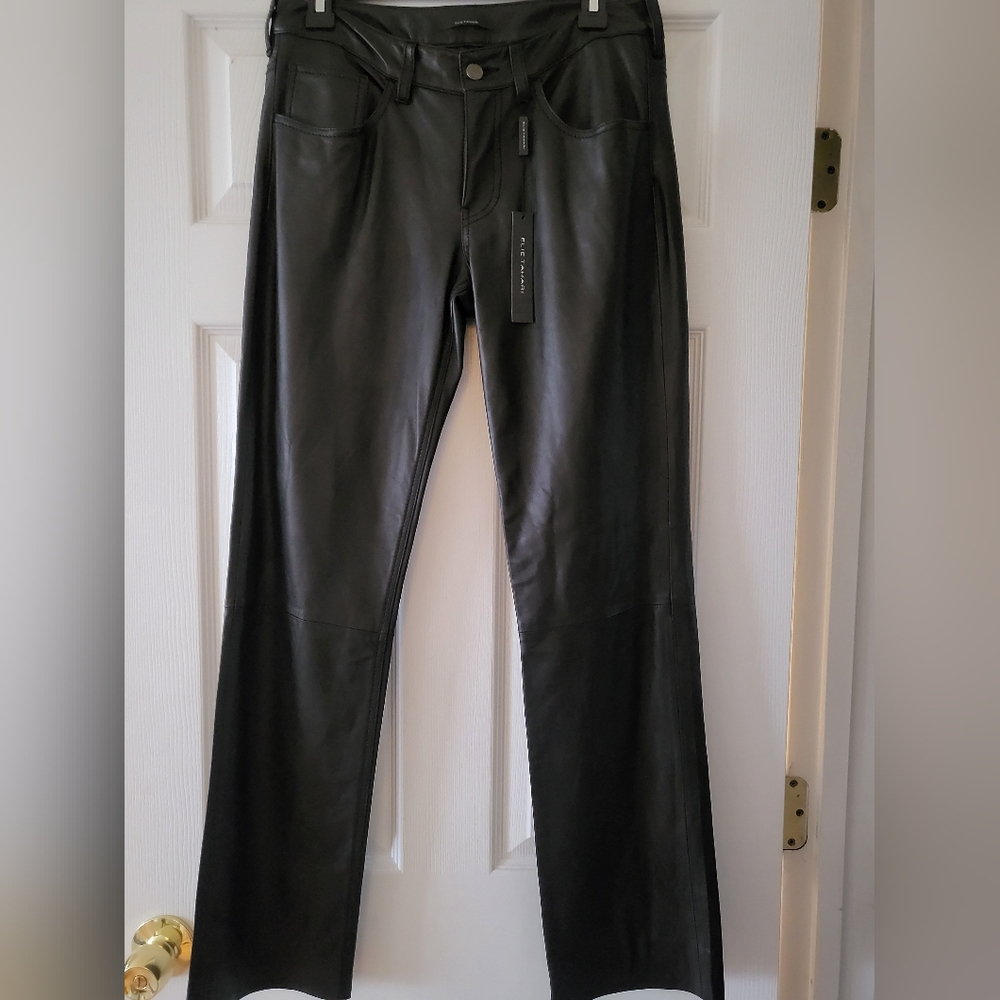 Elie Tahari Leather Pants